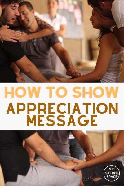 how to show appreciation message