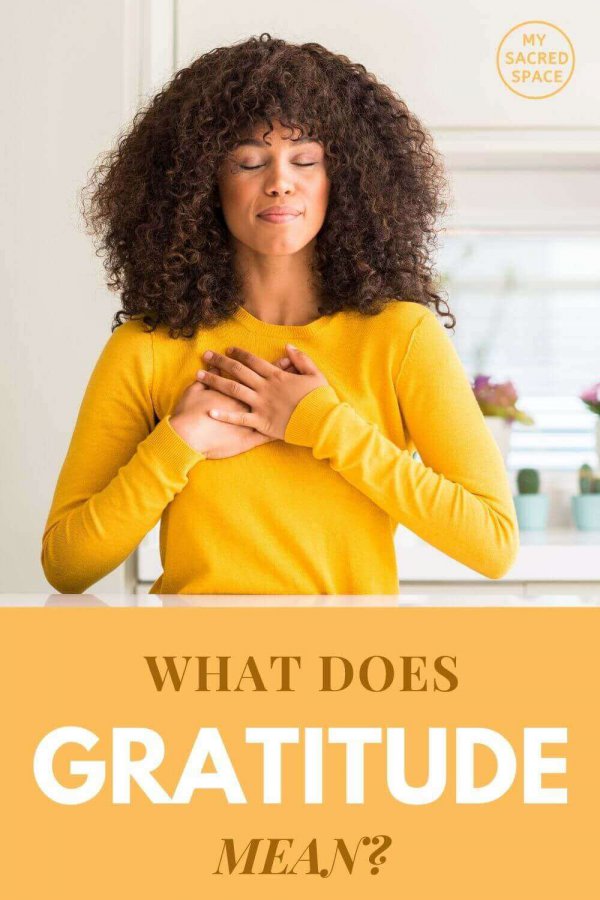 what does gratitude mean